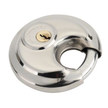 Round Cake Shape Steel Padlock Safety Disc Lock